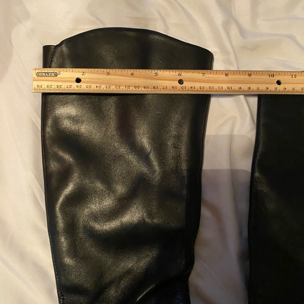 Franco Sarto Black Heeled Boots - Picture 8 of 13